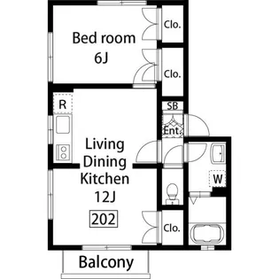 東京都多摩市和田【アパート】の間取り