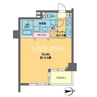 カスタリア高輪【5階】の間取り