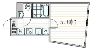 FUUWA徳丸【4階】の間取り