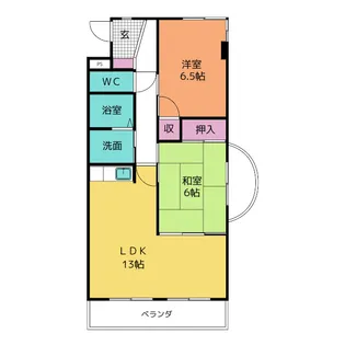 アドヴァンス【3階】の間取り