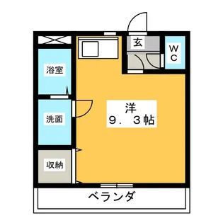ラフォーレ五明【1階】の間取り