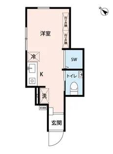 グランピア西大井【1階】の間取り