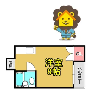 サンピアレス都島【2階】の間取り