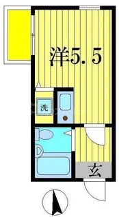 アルファ柴又【2階】の間取り