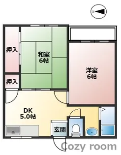 江坂ビル【1階】の間取り