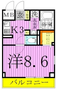 PARK AVENUE【2階】の間取り