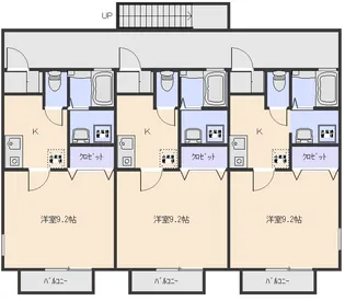 グレースコート B棟【1階】の間取り