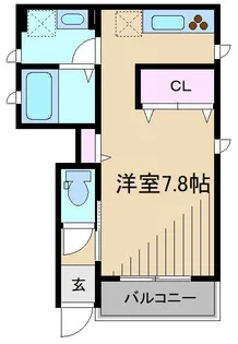 神奈川県横浜市港北区高田東3【アパート】の間取り