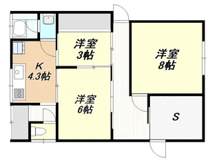 岡山県岡山市南区宗津【一戸建】の間取り