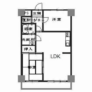 エレナ和歌浦【2階】の間取り
