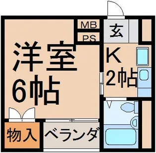 ドミール野末【2階】の間取り