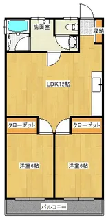 グレーハイツ【3階】の間取り