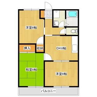 エスプワール【2階】の間取り