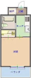 美輝ハウス【2階】の間取り