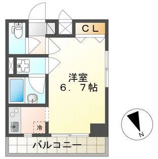 ラナイズみなみ野【2階】の間取り
