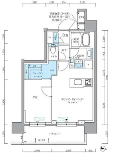 パークアクシス新大橋【3階】の間取り