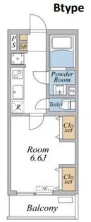 (仮称)リブリ・足立区西竹の塚【3階】の間取り