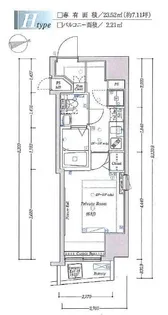 ヴェルト新宿イースト【11階】の間取り