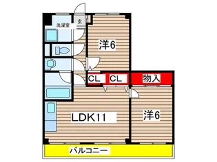 第3籠原ビル【4階】の間取り