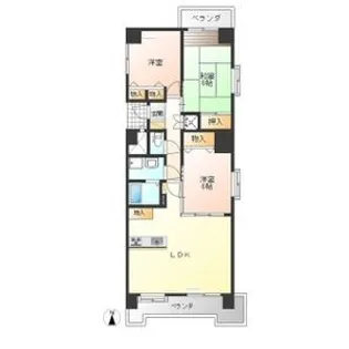 赤羽ハイツ【9階】の間取り