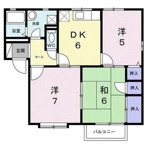 グレイスコートI【2階】の間取り