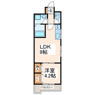 E-フォレスト神水【3階】の間取り