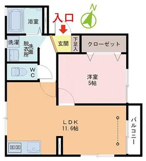 メゾンソフィア【1階】の間取り