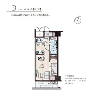 シンセラティ薬院【9階】の間取り