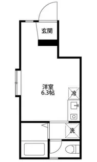 ジュネス雑司が谷【1階】の間取り