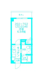 BEYOND北新横浜【2階】の間取り