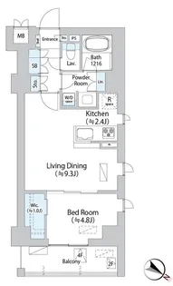 イストワール阿佐ヶ谷【3階】の間取り