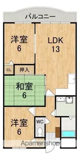アークティアラ【2階】の間取り