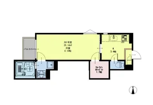 REGALEST Fourth笑(レガレスト フォース ショウ)【2階】の間取り
