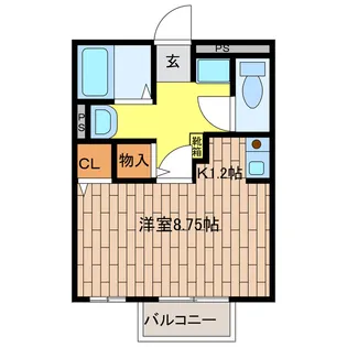 グランシャリオ【1階】の間取り