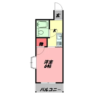 ハーモニーヒルズ末広【3階】の間取り