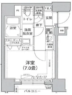 アイル文京白山【2階】の間取り