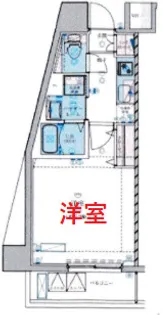 ジェノヴィア蒲田IIIスカイガーデン【4階】の間取り
