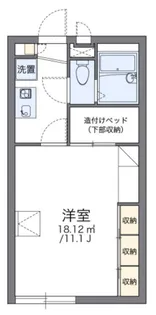 レオパレスラフィネII【1階】の間取り