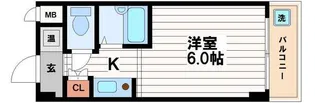 ドミール堺筋本町【11階】の間取り
