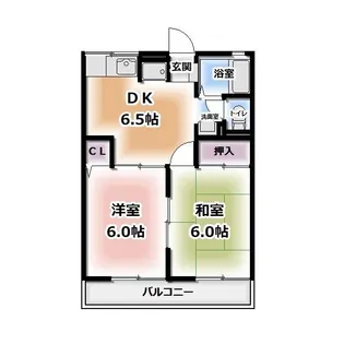 ラ・メール【1階】の間取り