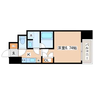 リージア上杉一丁目【7階】の間取り