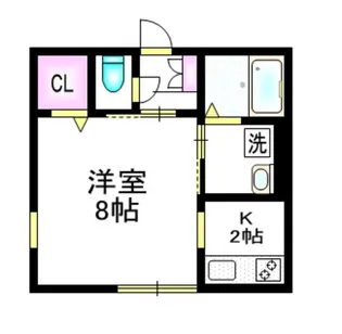 マ・メゾン千早【2階】の間取り