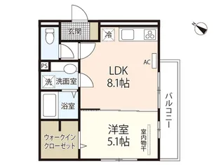 メゾンド・FK東雲本町【3階】の間取り