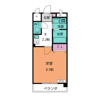V Be cozy【2階】の間取り