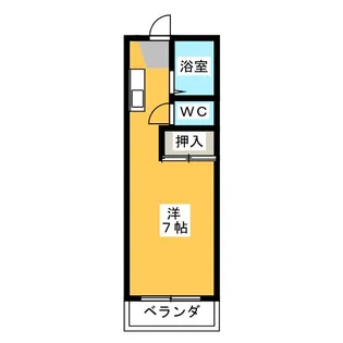 グリンハイツ小山 A棟【2階】の間取り