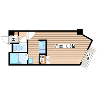 タウンサイド錦【3階】の間取り