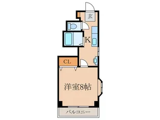 ラフィネ18【3階】の間取り