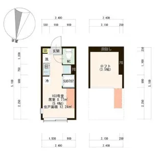 Harmony Teracce LUKE徳丸【1階】の間取り