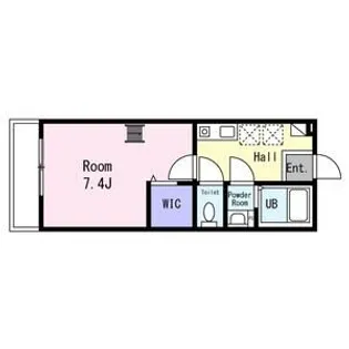 シュガール御所山TWO【1階】の間取り