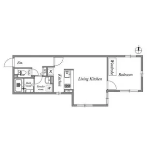 PASEO新中野【2階】の間取り